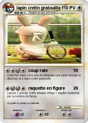 Pokemon lapin cretin gratouille