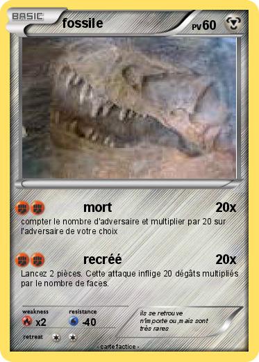 Pokemon fossile
