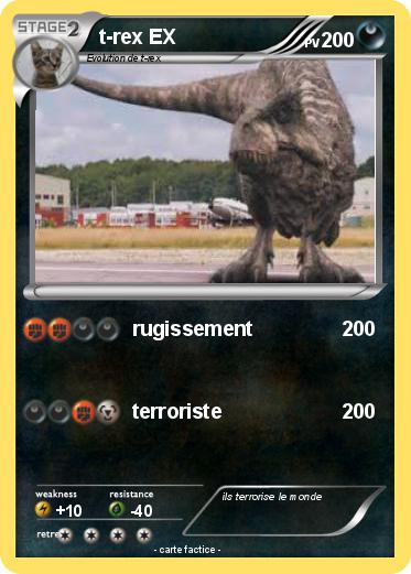 Pokemon t-rex EX