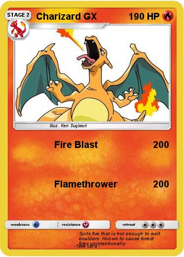 Pokemon Charizard GX