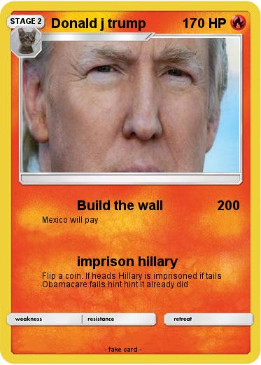 Pokemon Donald j trump