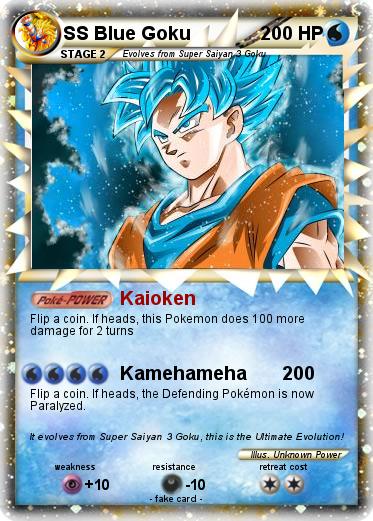 Pokemon SS Blue Goku