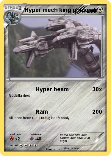 Pokemon Hyper mech king ghidorah