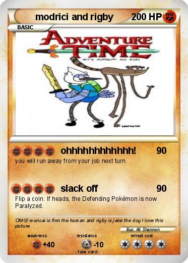 Pokemon modrici and rigby