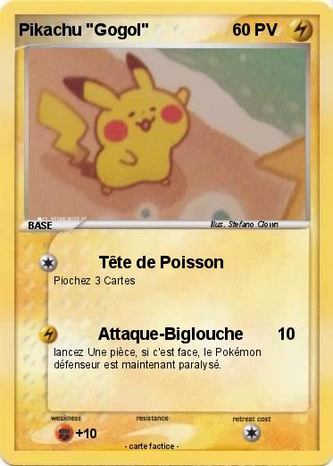Pokemon Pikachu "Gogol"