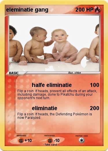 Pokemon eleminatie gang