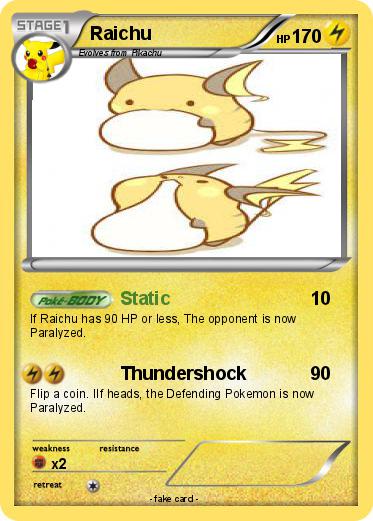 Pokemon Raichu