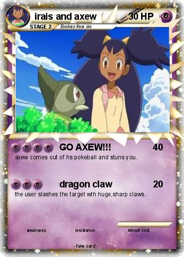 Pokemon irais and axew