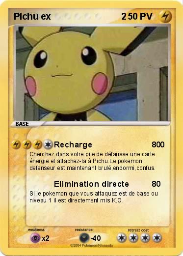 Pokemon Pichu ex                            2