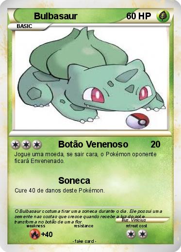 Pokemon Bulbasaur