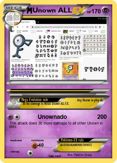 Pokemon Unown ALL