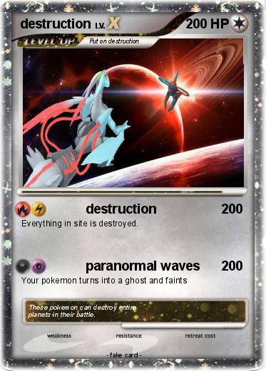 Pokemon destruction