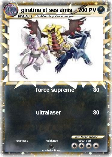 Pokemon giratina et ses amis
