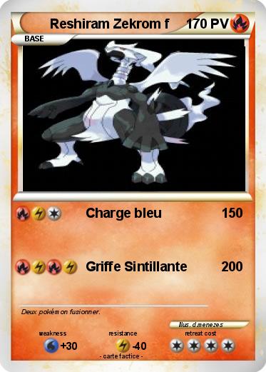 Pokemon Reshiram Zekrom f