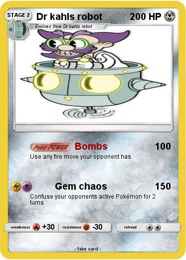 Pokemon Dr kahls robot