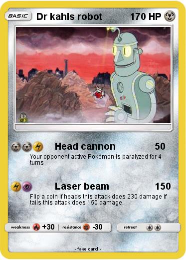 Pokemon Dr kahls robot