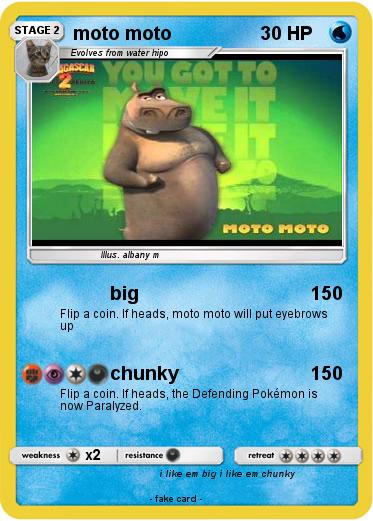 Pokemon moto moto