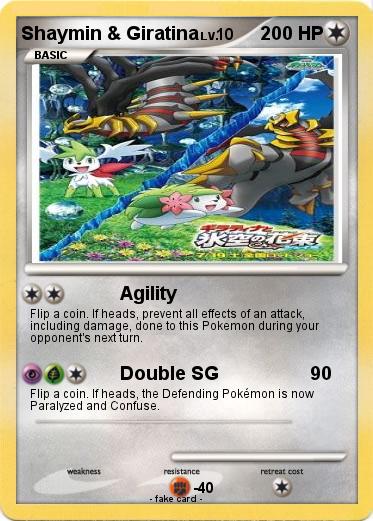 Pokemon Shaymin & Giratina