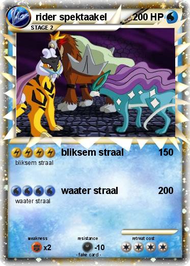 Pokemon rider spektaakel