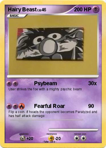 Pokemon Hairy Beast