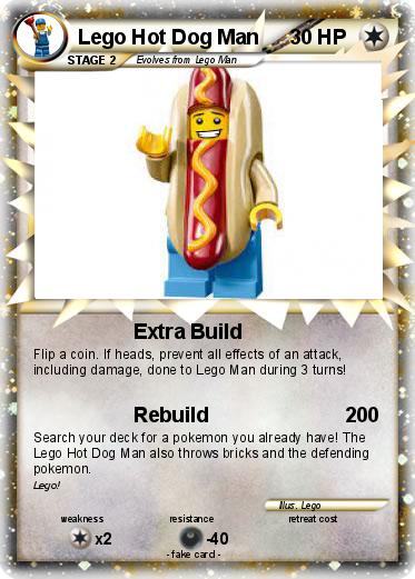 Pokemon Lego Hot Dog Man