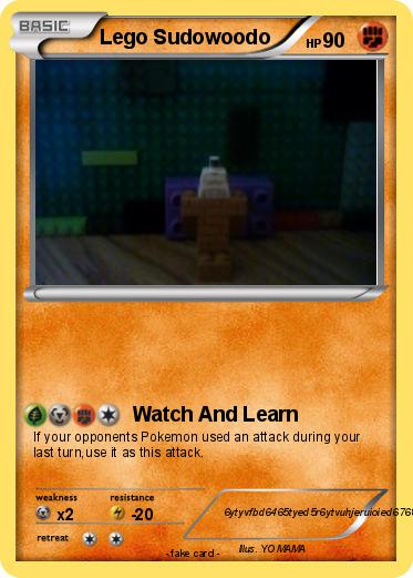Pokemon Lego Sudowoodo