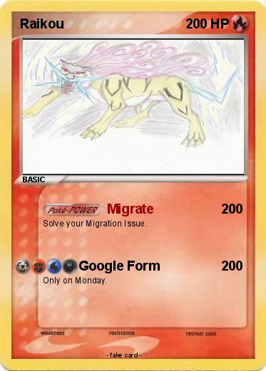 Pokemon Raikou