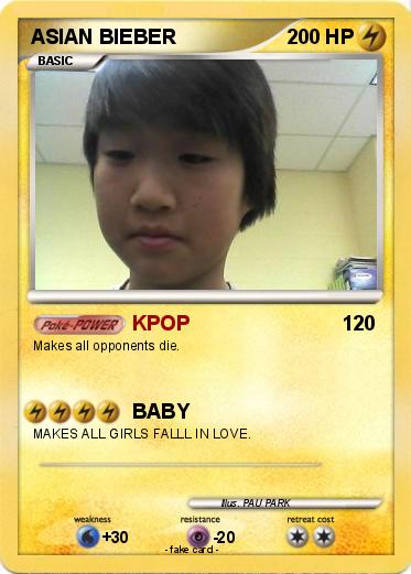 Pokemon ASIAN BIEBER
