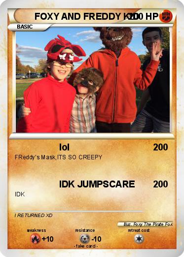 Pokemon FOXY AND FREDDY KID