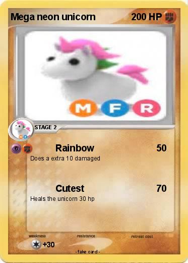 Pokemon Mega neon unicorn