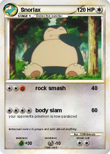Pokemon Snorlax