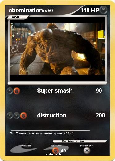 Pokemon obomination