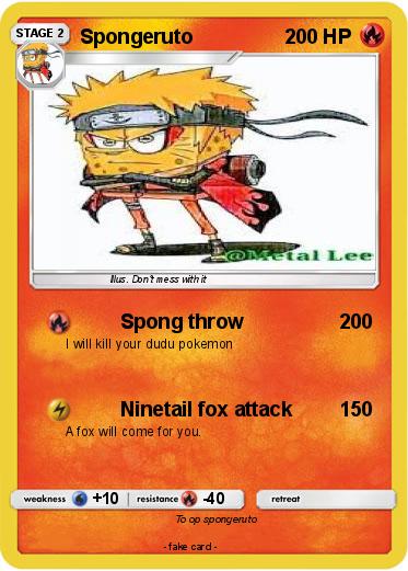Pokemon Spongeruto
