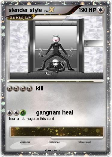 Pokemon slender style