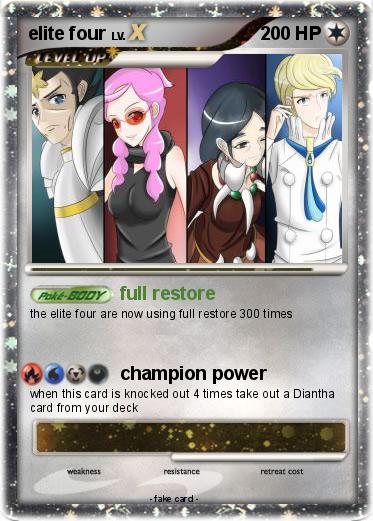 Pokemon elite four