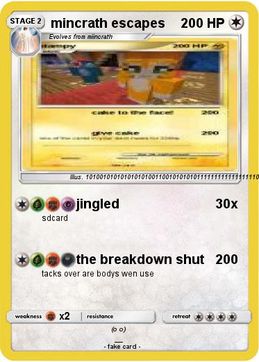 Pokemon mincrath escapes