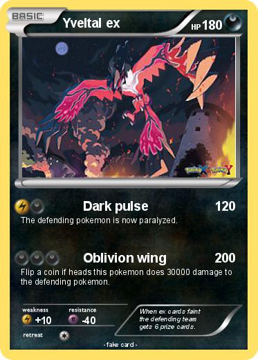Pokemon Yveltal ex
