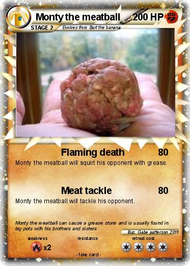 Pokemon Monty the meatball