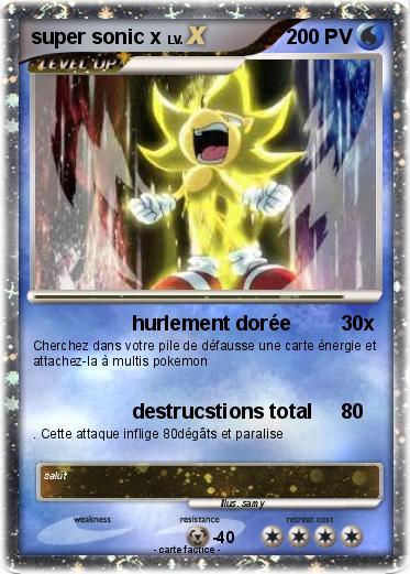 Pokemon super sonic x