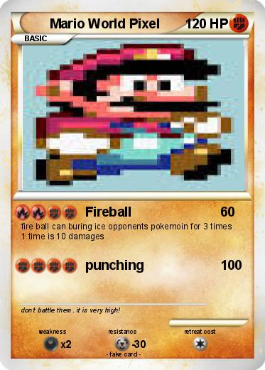 Pokemon Mario World Pixel