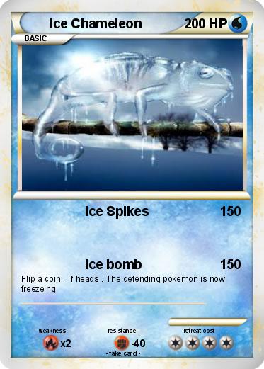 Pokemon Ice Chameleon