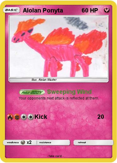 Pokemon Alolan Ponyta