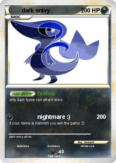 Pokemon dark snivy