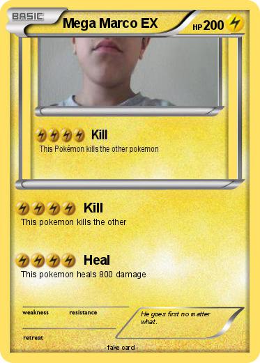 Pokemon Mega Marco EX