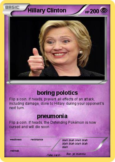 Pokemon Hillary Clinton