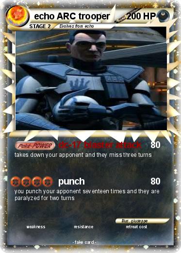 Pokemon echo ARC trooper