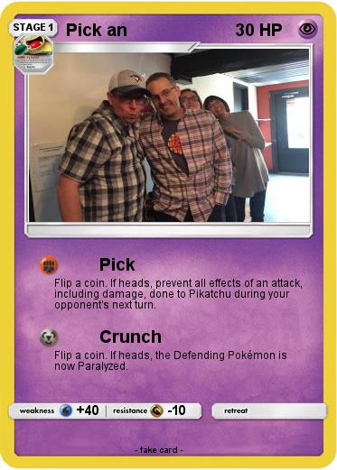 Pokemon Pick an