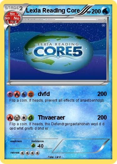 Pokemon Lexla Readlng Core
