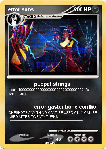 Pokemon error sans