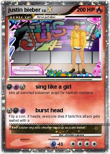 Pokemon justin bieber